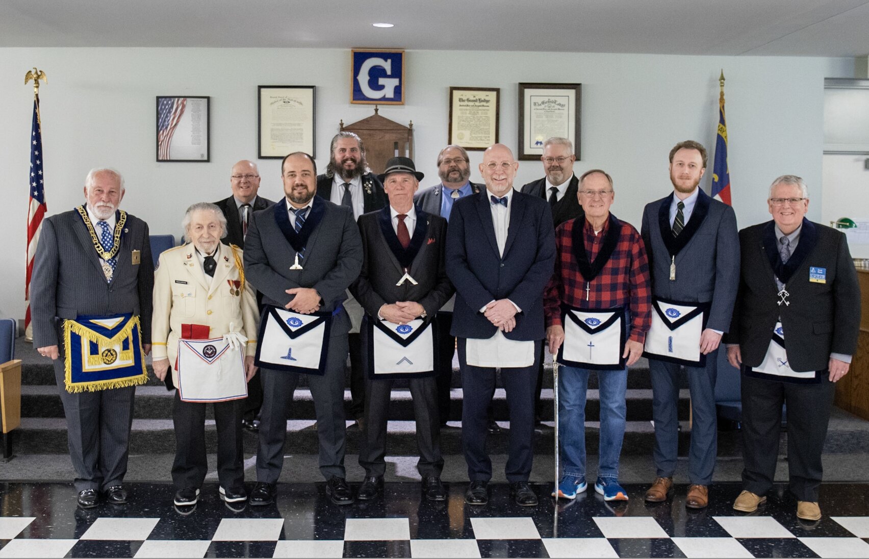2026 JJ Crowder Masonic Lodge No. 743 Officers